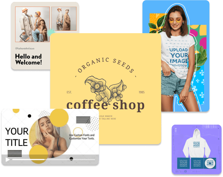 Mockups and logo previews